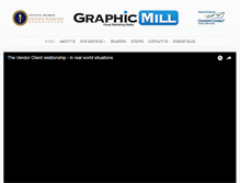 Tablet Screenshot of graphicmill.com